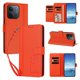 thumbnail image 2 of Funda Cartera Trébol para Xiaomi Redmi 15C 4G/5G con Ranuras Tarjetas y Carga Inalámbrica Naranja, 2 of 6