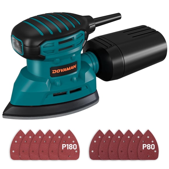 Detail Sander DOVAMAN DLS03A 130W 12000 RPM con colector de polvo