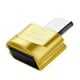 thumbnail image 3 of Lector De Tarjetas Micro USB Portátil Adaptador SD OTG Lector De Tarjetas De Memoria Golden, 3 of 5