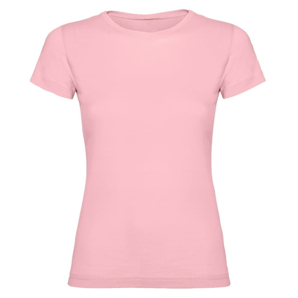 Polera 100% Algodón Manga Corta Mujer