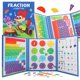 thumbnail image 1 of Libro de juego de fracciones magnético BlivEclat STEM para niños, 1 of 8