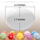 thumbnail image 2 of Huevos de Pascua falsos CALPALMY, 24 piezas, hiperrealistas, blancos, 2 of 6