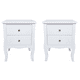 thumbnail image 1 of Set 2 Veladores Dormitorio Genova 2 Cajones Blanco, 1 of 5