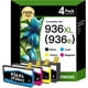 thumbnail image 1 of Cartuchos de tinta Inkalfa 936XL pack combinado para impresoras HP, 1 of 7