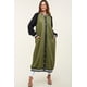 thumbnail image 2 of Chaqueta Maxi Fashnzfab Gamuza Sintética Verde/Oliva, 2 of 5
