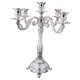 thumbnail image 4 of Candelabro Banquete De Boda Candelabro Retro Decoración De Mesa 5 Brazos Plata, 4 of 5