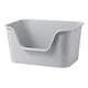 thumbnail image 1 of Bandeja de arena grande y abierta para mascotas, color gris, 1 of 3
