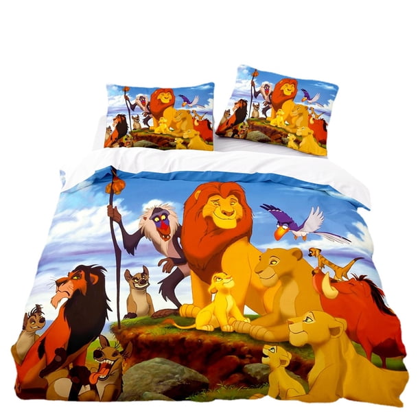 Lion King Simba Duvet Cover Set,Bedding for Adult Kids Bed Set,Game Quilt Cover,Comforter Cover Bedding Set Bed Sheets