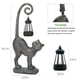 thumbnail image 3 of Estatua de gato para exterior REYISO con luz solar para jardín 42x9x16, 3 of 8