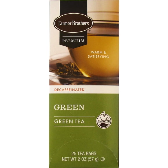 Farmer Brothers Té Verde Descafeinado 57 g 25 bolsas