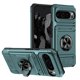 thumbnail image 2 of Para Google Pixel 9 / 9 Pro Funda de Teléfono con Soporte de Anillo para Dedo y Pata de Apoyo, Ranuras para Tarjetas, Resistente a Golpes de Alta Resistencia, Protectora Resistente Que Funciona con, 2 of 7