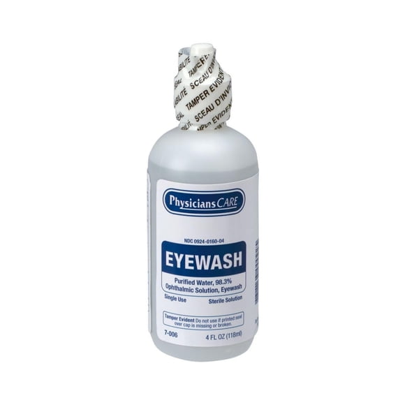Solución de lavado de ojos PhysiciansCare 7-006, botella de 120 ml