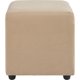 thumbnail image 1 of Pouf Cali Felpa Beige, 1 of 1