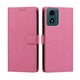 thumbnail image 2 of Cartera para Motorola Moto G24 4G con Soporte y Correa, Rojo Rosa, 2 of 6