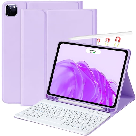 Funda con teclado AMZCase para iPad Air de 11 pulgadas y iPad Pro de 11 pulgadas