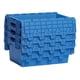 thumbnail image 4 of Pack 4 Caja Logística Tapa Bisagra Apilable 52lts 54x39x31cm Azul 52 Litros, 4 of 5