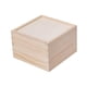 thumbnail image 2 of Caja De Almacenamiento De Madera, Caja Rústica Para Dulces De Boda, Pasatiempos Artísticos, Tarjetas Para Amantes De Bricolaje, 12x12x8cm, 2 of 5