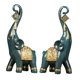 thumbnail image 4 of Escultura De Estatuas De Elefantes Para Decoración Del Hogar Regalos De Inauguración De La Casa Azul, 4 of 5