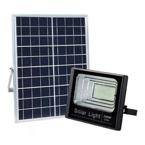 Shop E-Home - Foco Solar Led De 200W Con Panel Solar Y Control