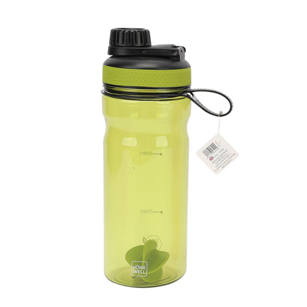 Homewell - Botella Sport Shaker Agua Verde 900ml