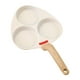 thumbnail image 4 of Sartén Para Huevos, Freidora De Aceite, Olla Para Cocinar, Olla Para Carne, Suministros De Cocina, Sartén Antiadherente, 3 Agujeros, Color Beige, 4 of 5