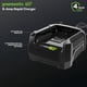 thumbnail image 2 of Cargador de batería Greenworks Pro 60V Ultra Power 6A rápido, 2 of 7