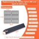 thumbnail image 2 of Repuestos para Parrilla QuliMetal 7637 Barras de 15.3" Parrillas de 17.5", 2 of 9