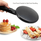 thumbnail image 3 of Crepes panquequera eléctrica antiadherente máquina para crepes 20cm negra, 3 of 3