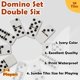thumbnail image 5 of Juego de dominó Smilejoy Double 6 con funda de madera para adultos (2 jugadores), 5 of 8