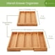 thumbnail image 2 of Organizador de cajones Purawood Bamboo expandible, paquete de 2, 2 of 4