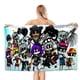 thumbnail image 1 of Murder Drones Toalla de playa de secado rápido con diseño temático, regalo para mujeres y niñas, ideal para cumpleaños, fans, amantes de la música, uso en la playa o al aire libre,78*180cm, 1 of 6