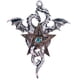 thumbnail image 1 of Colgante de la Colección Gothic Forbidden 5 cm × 5 cm con Cristales, 1 of 1