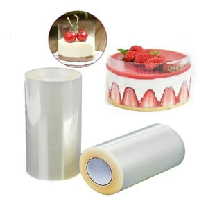 Genérica - Rollo Acetato Repostería No Bpa - 8 Cms. De Alto Y 70 Mtrs. Larg. Material Pet Apto Para Uso Alimentario