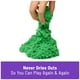 thumbnail image 3 of Play Sand Kinetic Sand Green, 1,13 kg, para niños mayores de 3 años con bolsa, 3 of 9