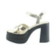 thumbnail image 2 of Sandalia Chalada Mujer Vizze-1 Dorado Casual, 2 of 6