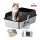 thumbnail image 1 of Arenero Gatos Grande Michis Baño Sanitario Acero Inox, 1 of 4