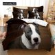 thumbnail image 1 of v65 Bed Sheets Super Soft Winter Duvet Cover Set Pet Dog Comforter Bedding Sets Covers Cute Animal Pug Child Adults Size Bedset Bedclothes 3-Piece Bedding Set (1 Duvet Cover + 2 Pillow Shams) Bed Shee, 1 of 5