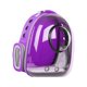 thumbnail image 2 of Mochila Para Mascotas Bolsa De Viaje Transparente Para Uso Al Aire Libre Viajes Camping Púrpura, 2 of 5