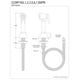 thumbnail image 2 of Pulverizador lateral para grifo de cocina Kingston Brass CCRP1K3SPR, 2 of 2