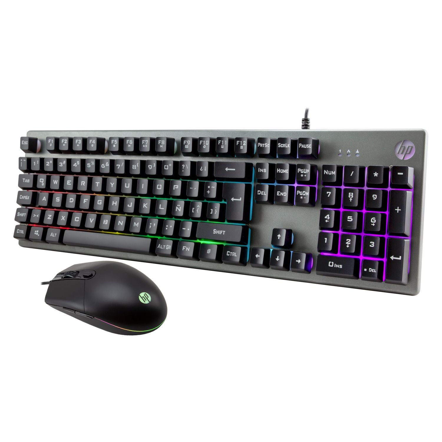 Hp - Kit Teclado Mouse Gamer Membrana Retroiluminado