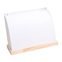 Magideal - Exhibidor De Collares, Tobilleras, Soporte Para Collares, Vitrina Portátil Independiente Para Joyería, Para Mostrador De Dormitorio, Tienda Minorista Blanco