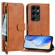 thumbnail image 1 of FOXDOCK Funda Tipo Cartera para Realme P3 Pro 5G Cuero PU con Cremallera y Correa de Muñeca, Ranuras para Tarjetas, Soporte Plegable, Cierre Magnético, 1 of 5