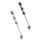 thumbnail image 3 of 2 Uds Tablero Ocupado Juguete Sensorial De Madera Habilidad Práctica Gris Violeta, 3 of 5