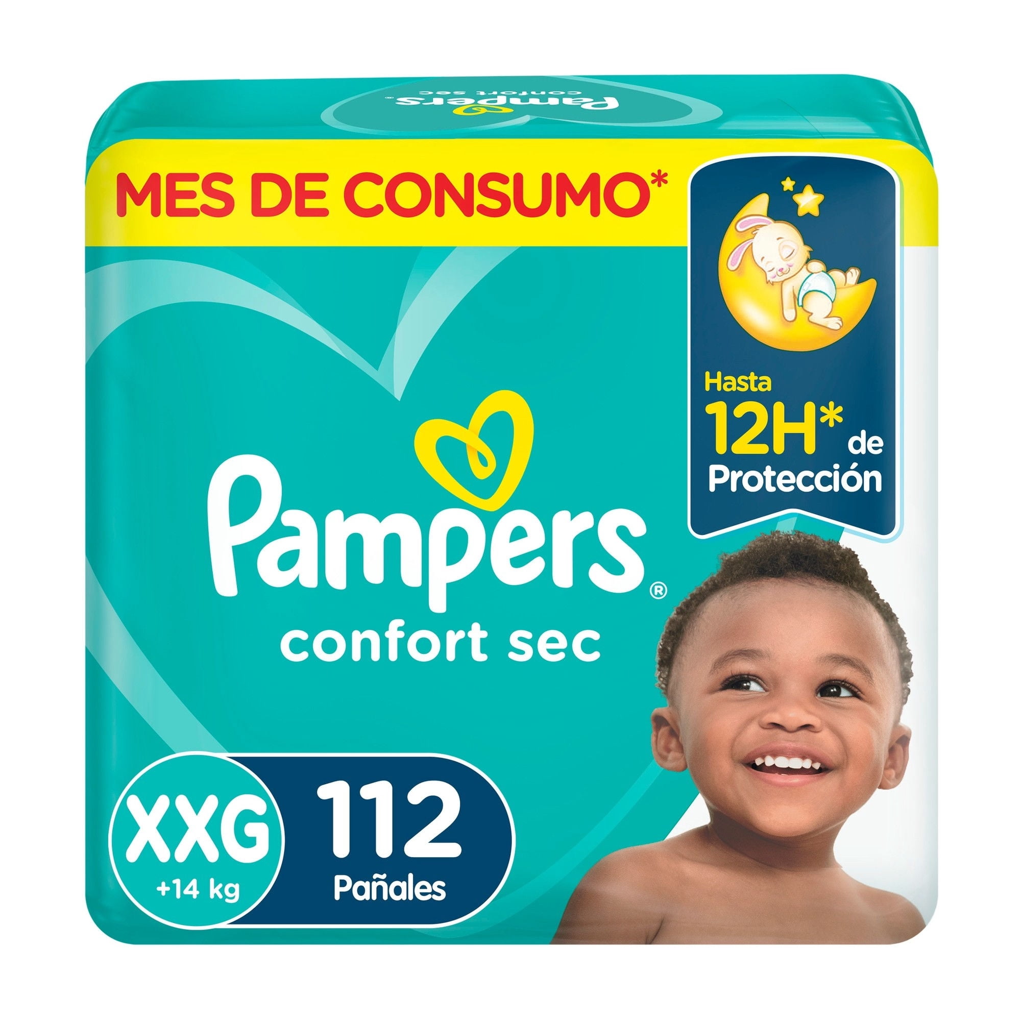Pañales Pampers Comfort Sec Xxg