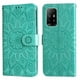 thumbnail image 1 of Funda tipo cartera FOXDOCK para OPPO Reno 6Z , diseño girasol en relieve, cuero PU, cierre magnético, soporte y tarjetero, 1 of 5