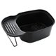 thumbnail image 1 of Sobre Fregadero Colador Colador Cuenca Multifunción Herramienta De Cocina Filtro Negro, 1 of 5