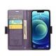 thumbnail image 5 of CaseMe tipo cartera iPhone 12/12 Pro con cierre magnético, RFID, tarjetero, soporte, carga inalámbrica, 5 of 5