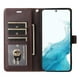thumbnail image 3 of FOXDOCK Funda tipo Cartera para Samsung Galaxy S21 – Cubierta de Cuero PU con Múltiples Ranuras, Bolsillo para Efectivo y Correa de Muñeca, 3 of 6