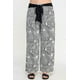 thumbnail image 1 of Saronite Pantalón Plisado con Estampado de Palmeras y Lazo en la Cintura, Negro/blanco (para Mujer), 1 of 1