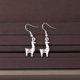 thumbnail image 5 of Pendientes de llama diminutos, joyería para amantes de las llamas, pendientes de alpaca, regalo de alpaca kawaii, pendientes de animales, joyería de llama, 5 of 7